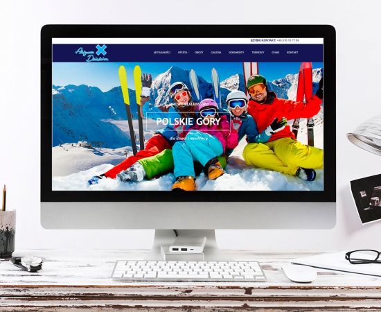 Strona internetowa klubu sportowego