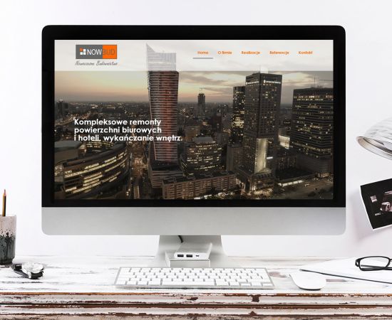 Strona internetowa - branża budowlana.
www.nowbud.waw.pl